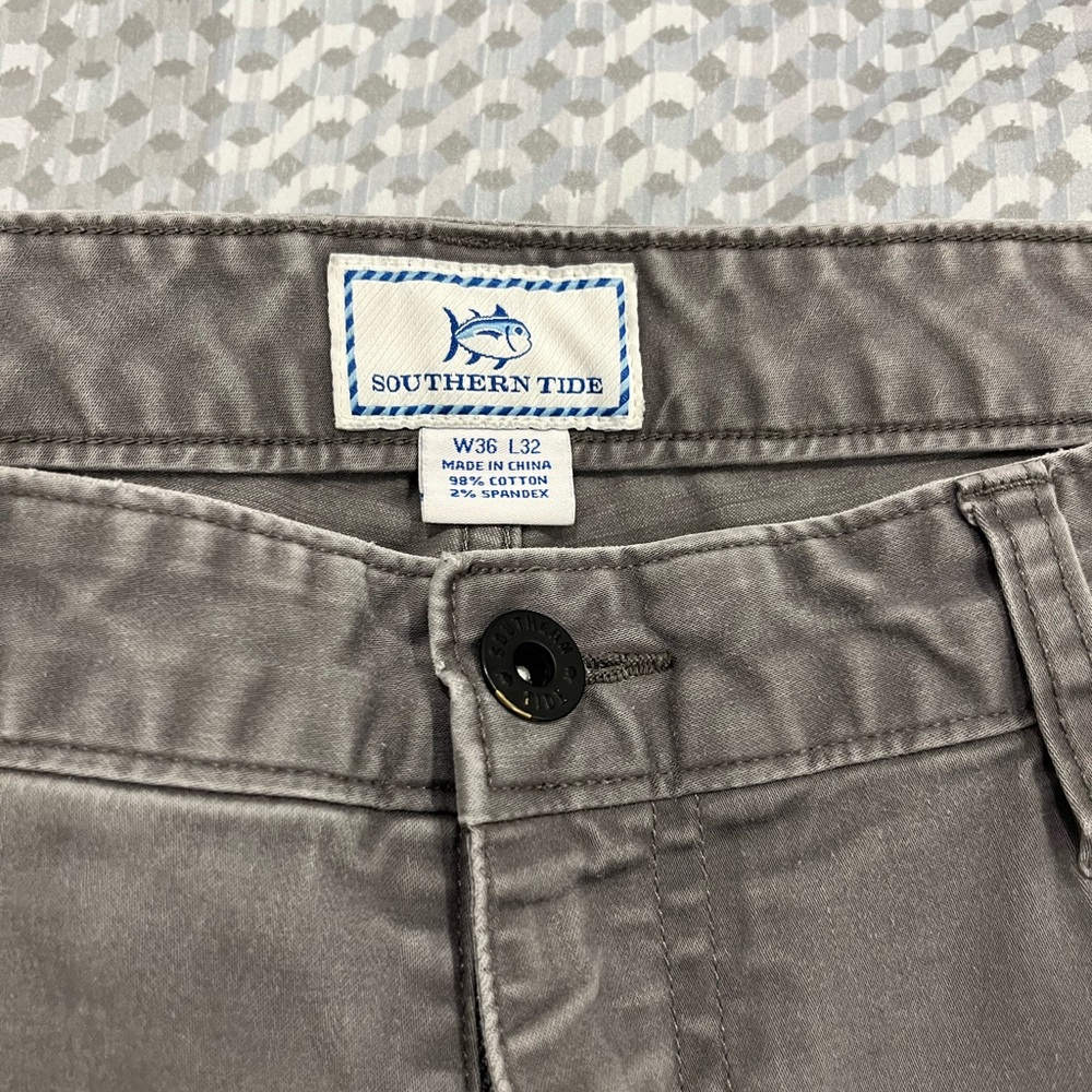 Southern Tide gray 5pocket pants
